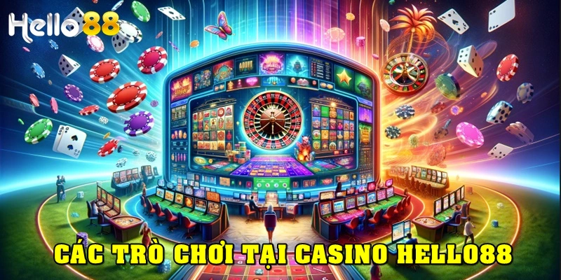 Danh sách các trò chơi hấp dẫn tại Casino Hello88