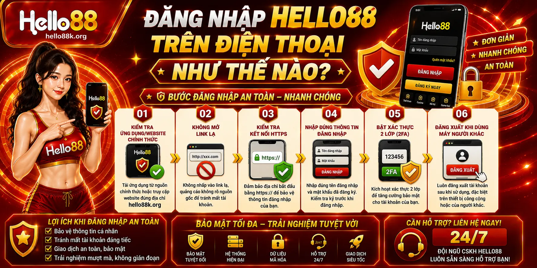 Đăng Nhập Hello88: Truy Cập Tài Khoản An Toàn 2 Đăng nhập Hello88 trên điện thoại như thế nào?