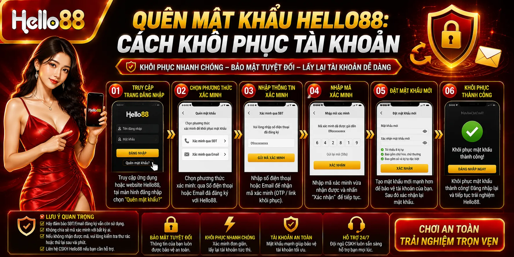 Quên Mật Khẩu Hello88