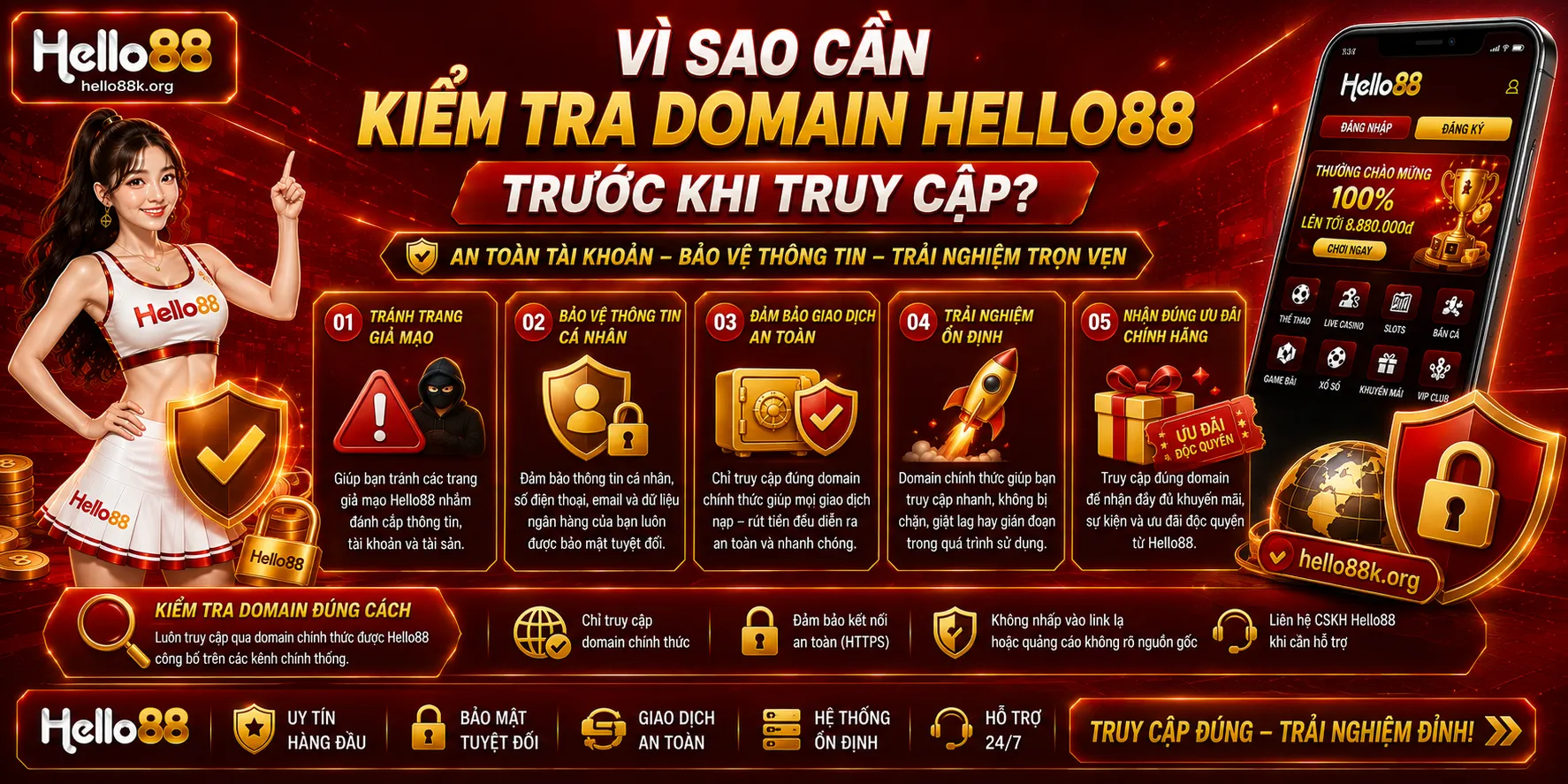 Vì sao cần kiểm tra domain Hello88 trước khi truy cập?